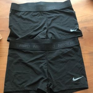 Gently used Nike tight shorts